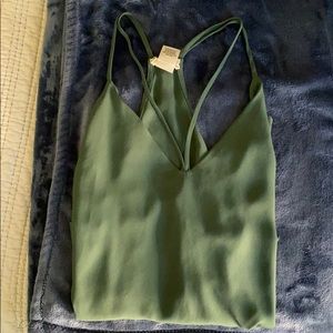 Green blouse